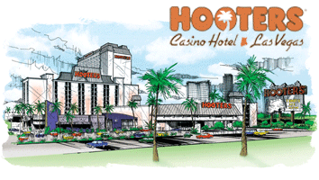 Hooters Casino Hotel Front Elevation